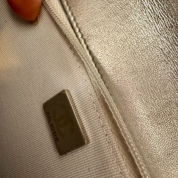 Chanel Classic Wallet on chain silver - Picture 6 of 10